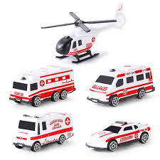 プラスチック製の車とヘリコプターのセット,5個,子供用のおもちゃのゲーム