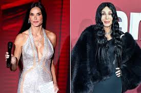 Demi Moore Praises Cher As 'My Personal Hair Inspiration' at amfAR ...