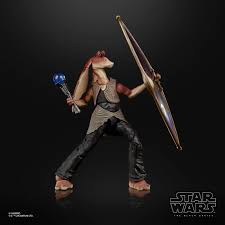 STAR WARS The Black Series Jar Jar Binks 6-Inch-Scale The Phantom Menace  Collectible Deluxe Action Figure, Kids Ages 4 and Up