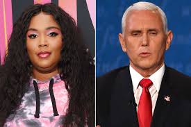 Lizzo dresses as VP debate's fly on Mike Pence's head for Halloween