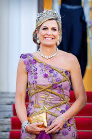 Queen Maxima of Netherlands Wears Tiara for Germany Visit
