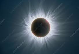 Total solar eclipse with corona - Stock Image - R506/0333 ...
